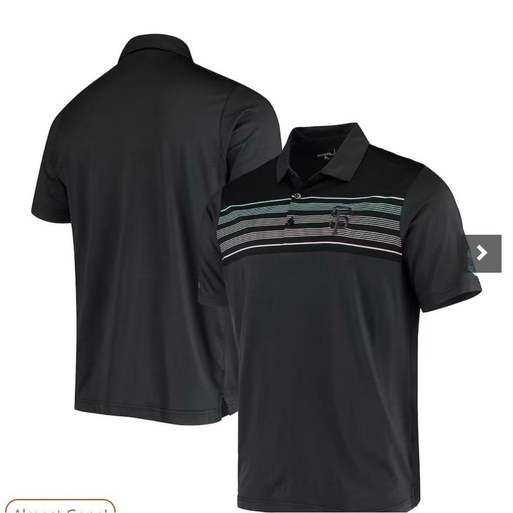 San Francisco Giants Antigua Tucson Spring Training Polo - Black